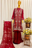 Organza  Gharara 3 Pcs