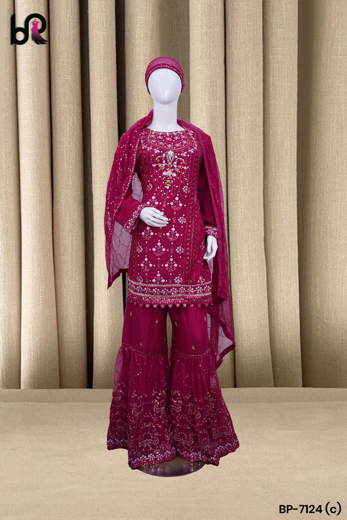 Bamber Chiffon Gharara Collection